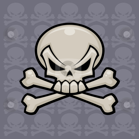 To use this stock image in your creative project, please select the size you need over to the right and click the "Add to Cart" button.
Your downloaded image will come with the Cutcaster watermark removed so don’t worry about the watermark you see on this page. Skull and Crossbones stock vector clipart, Skull and crossbones vector illustration. Might look nice on a pirate flag or a bottle of poison. by John Schwegel