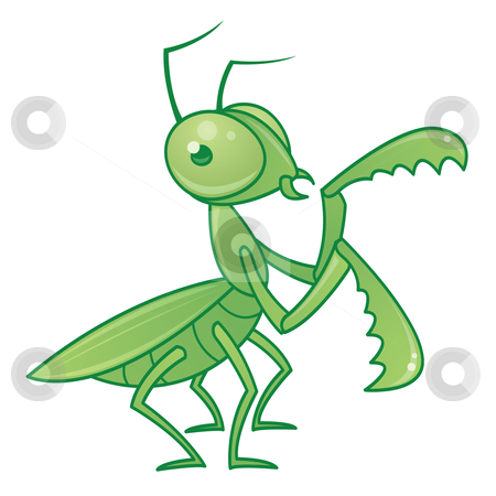 To use this stock image in your creative project, please select the size you need over to the right and click the "Add to Cart" button.
Your downloaded image will come with the Cutcaster watermark removed so don’t worry about the watermark you see on this page. Praying Mantis stock vector clipart, Vector drawing of a cute and friendly praying mantis character. by John Schwegel
