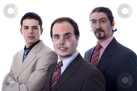 To use this stock image in your creative project, please select the size you need over to the right and click the "Add to Cart" button.
Your downloaded image will come with the Cutcaster watermark removed so don’t worry about the watermark you see on this page. Man stock photo, Young business men white isolate by Marc Torrell