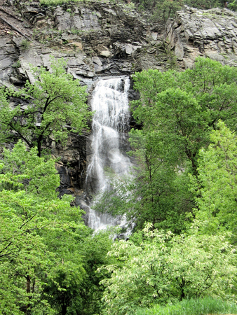 To use this stock image in your creative project, please select the size you need over to the right and click the "Add to Cart" button.
Your downloaded image will come with the Cutcaster watermark removed so don’t worry about the watermark you see on this page. Bridal Veil Falls stock photo, Taken In Spearfish Canyon In South Dakota! by Brian Meyer