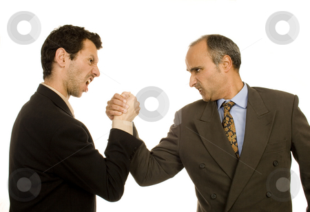 To use this stock image in your creative project, please select the size you need over to the right and click the "Add to Cart" button.
Your downloaded image will come with the Cutcaster watermark removed so don’t worry about the watermark you see on this page. Business man stock photo, Business man pushing fight white isolate by Marc Torrell