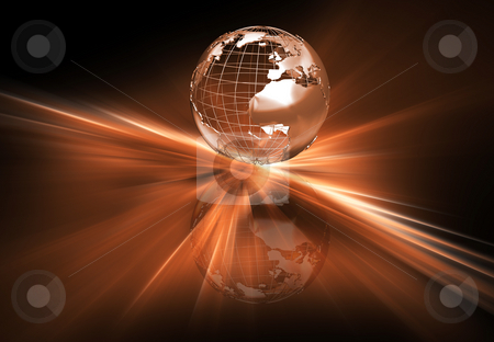 To use this stock image in your creative project, please select the size you need over to the right and click the "Add to Cart" button.
Your downloaded image will come with the Cutcaster watermark removed so don’t worry about the watermark you see on this page. Abstract globe stock photo, 3D render of a globe on an abstract background by Kirsty Pargeter