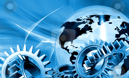 To use this stock image in your creative project, please select the size you need over to the right and click the "Add to Cart" button.
Your downloaded image will come with the Cutcaster watermark removed so don’t worry about the watermark you see on this page. Globe with gears stock photo, Globe with gears on abstract background by Kirsty Pargeter