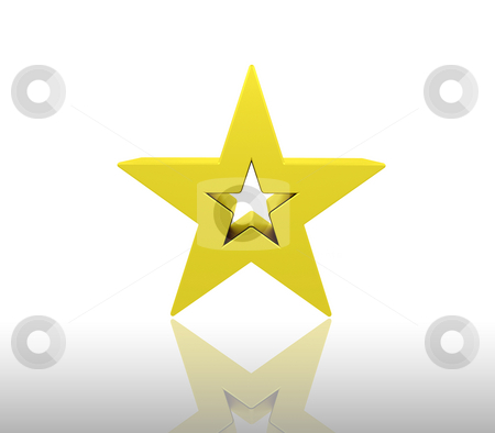To use this stock image in your creative project, please select the size you need over to the right and click the "Add to Cart" button.
Your downloaded image will come with the Cutcaster watermark removed so don’t worry about the watermark you see on this page. Gold star stock photo, 3D render of a gold star by Kirsty Pargeter