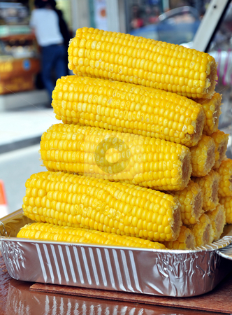 To use this stock image in your creative project, please select the size you need over to the right and click the "Add to Cart" button.
Your downloaded image will come with the Cutcaster watermark removed so don’t worry about the watermark you see on this page. Corn cobs stock photo, Corn cobs being displayed at street market by Fernando Barozza