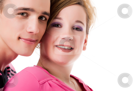 To use this stock image in your creative project, please select the size you need over to the right and click the "Add to Cart" button.
Your downloaded image will come with the Cutcaster watermark removed so don’t worry about the watermark you see on this page. Pregnant couple portrait stock photo, Young lovely caucasian couple expecting their baby by Frenk and Danielle Kaufmann
