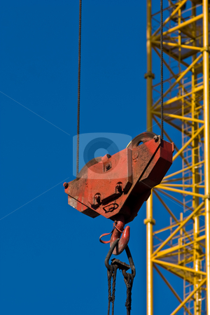 To use this stock image in your creative project, please select the size you need over to the right and click the "Add to Cart" button.
Your downloaded image will come with the Cutcaster watermark removed so don’t worry about the watermark you see on this page. Crane stock photo, Building site series: crane gibbet and hook by Gennady Kravetsky