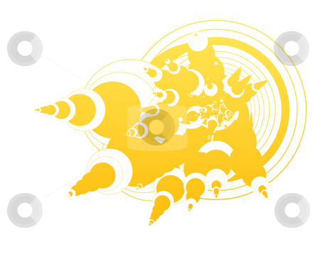 To use this stock image in your creative project, please select the size you need over to the right and click the "Add to Cart" button.
Your downloaded image will come with the Cutcaster watermark removed so don’t worry about the watermark you see on this page. Circular abstract stock photo, Colorful abstract design with circular pointed motif by Kheng Guan Toh