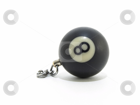 To use this stock image in your creative project, please select the size you need over to the right and click the "Add to Cart" button.
Your downloaded image will come with the Cutcaster watermark removed so don’t worry about the watermark you see on this page. Eight Ball and Chain stock photo, A single black eight ball with a chain, isolated on a white background by Robert Gebbie