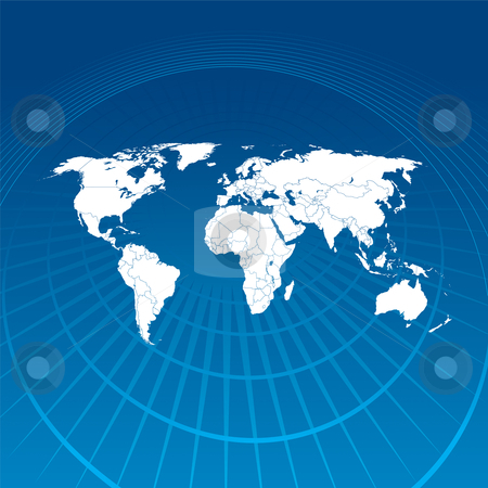 To use this stock image in your creative project, please select the size you need over to the right and click the "Add to Cart" button.
Your downloaded image will come with the Cutcaster watermark removed so don’t worry about the watermark you see on this page. World map stock vector clipart, by Aurelio Scetta