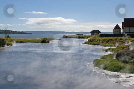 To use this stock image in your creative project, please select the size you need over to the right and click the "Add to Cart" button.
Your downloaded image will come with the Cutcaster watermark removed so don’t worry about the watermark you see on this page. Steaming river stock photo, Steaming river coased by thermal activity with house by David Schmidt