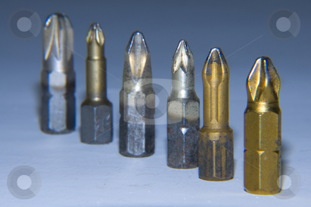 To use this stock image in your creative project, please select the size you need over to the right and click the "Add to Cart" button.
Your downloaded image will come with the Cutcaster watermark removed so don’t worry about the watermark you see on this page. Screwdriver bits stock photo, Several screwdriver bits by Nils Volkmer