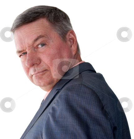 To use this stock image in your creative project, please select the size you need over to the right and click the "Add to Cart" button.
Your downloaded image will come with the Cutcaster watermark removed so don’t worry about the watermark you see on this page. Portrait of Senior Businessman stock photo, Portrait of a senior businessman isolated on a white background. by Steve Carroll