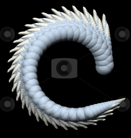 To use this stock image in your creative project, please select the size you need over to the right and click the "Add to Cart" button.
Your downloaded image will come with the Cutcaster watermark removed so don’t worry about the watermark you see on this page. Abstract horn stock photo, Abstract organic form on black background - 3d illustration by J?