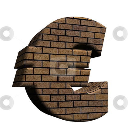 To use this stock image in your creative project, please select the size you need over to the right and click the "Add to Cart" button.
Your downloaded image will come with the Cutcaster watermark removed so don’t worry about the watermark you see on this page. Eurowall stock photo, Bricked euro sign on white background - 3d illustration by J?