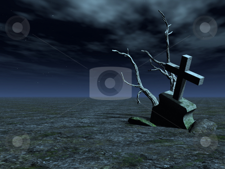 To use this stock image in your creative project, please select the size you need over to the right and click the "Add to Cart" button.
Your downloaded image will come with the Cutcaster watermark removed so don’t worry about the watermark you see on this page. Grave stock photo, Desert with grave at night - 3d illustration by J?
