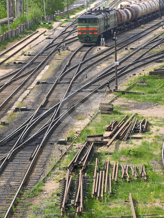 To use this stock image in your creative project, please select the size you need over to the right and click the "Add to Cart" button.
Your downloaded image will come with the Cutcaster watermark removed so don’t worry about the watermark you see on this page. Railway stock photo, Goods train on the railway by Sergej Razvodovskij