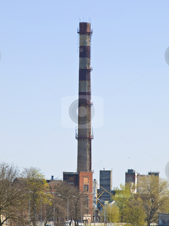 To use this stock image in your creative project, please select the size you need over to the right and click the "Add to Cart" button.
Your downloaded image will come with the Cutcaster watermark removed so don’t worry about the watermark you see on this page. Single chimney stock photo, Single chimney of the industrial building against the blue sky by Sergej Razvodovskij