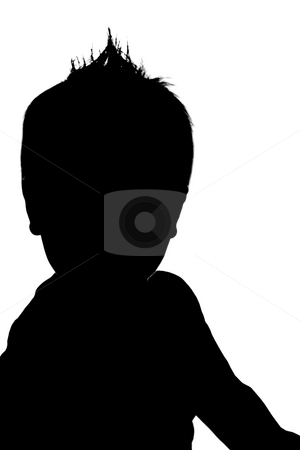 To use this stock image in your creative project, please select the size you need over to the right and click the "Add to Cart" button.
Your downloaded image will come with the Cutcaster watermark removed so don’t worry about the watermark you see on this page. Baby Boy Silhouette stock photo, A silhouette of a cute baby boy. Illustration made from my photo. by Travis Manley