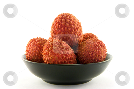 To use this stock image in your creative project, please select the size you need over to the right and click the "Add to Cart" button.
Your downloaded image will come with the Cutcaster watermark removed so don’t worry about the watermark you see on this page. Lychee in a Black Dish stock photo, Group of lychee in a black dish with clipping and a white background by Keith Wilson
