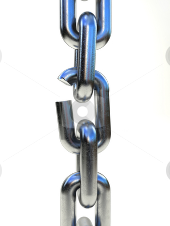 To use this stock image in your creative project, please select the size you need over to the right and click the "Add to Cart" button.
Your downloaded image will come with the Cutcaster watermark removed so don’t worry about the watermark you see on this page. Broken chain stock photo, Link in steel chain broken by Magnus Johansson