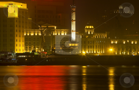 To use this stock image in your creative project, please select the size you need over to the right and click the "Add to Cart" button.
Your downloaded image will come with the Cutcaster watermark removed so don’t worry about the watermark you see on this page. Old Weather Station Reflection Shanghai Bund at Night stock photo, Old Weather Station, The Bund, Old Part of Shanghai, At Night Water Reflections by William Perry