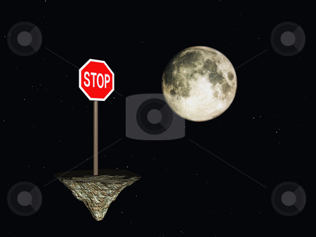 To use this stock image in your creative project, please select the size you need over to the right and click the "Add to Cart" button.
Your downloaded image will come with the Cutcaster watermark removed so don’t worry about the watermark you see on this page. Stop stock photo, Stop sign in space and the moon - 3d illustration by J?