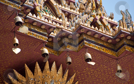 To use this stock image in your creative project, please select the size you need over to the right and click the "Add to Cart" button.
Your downloaded image will come with the Cutcaster watermark removed so don’t worry about the watermark you see on this page. Peace bells sway at buddhist temple in bangkok stock photo, by Shi Liu