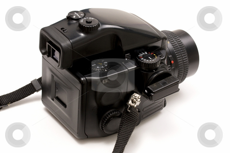 To use this stock image in your creative project, please select the size you need over to the right and click the "Add to Cart" button.
Your downloaded image will come with the Cutcaster watermark removed so don’t worry about the watermark you see on this page. Camera stock photo, Black camera isolated on white by Ingvar Bjork