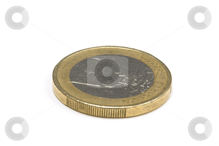 To use this stock image in your creative project, please select the size you need over to the right and click the "Add to Cart" button.
Your downloaded image will come with the Cutcaster watermark removed so don’t worry about the watermark you see on this page. One euro coin stock photo, One euro coin - isolated on white by Ingvar Bjork