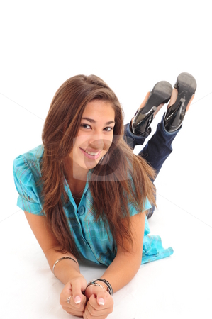 To use this stock image in your creative project, please select the size you need over to the right and click the "Add to Cart" button.
Your downloaded image will come with the Cutcaster watermark removed so don’t worry about the watermark you see on this page. Beautiful young girl in the studio stock photo, Portraits of a beautiful young lady in the studio. by Nicolaas Traut