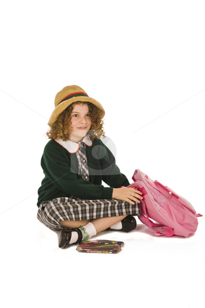 To use this stock image in your creative project, please select the size you need over to the right and click the "Add to Cart" button.
Your downloaded image will come with the Cutcaster watermark removed so don’t worry about the watermark you see on this page. Adorable little girl stock photo, An adorable little girl with very curly hair. Isolated on white. by Nicolaas Traut