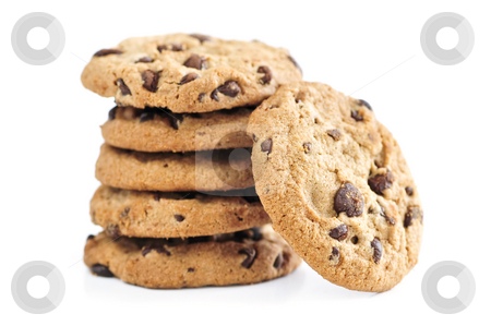 To use this stock image in your creative project, please select the size you need over to the right and click the "Add to Cart" button.
Your downloaded image will come with the Cutcaster watermark removed so don’t worry about the watermark you see on this page. Chocolate chip cookies stock photo, Tall stack of chocolate chip cookies isolated on white background by Elena Elisseeva