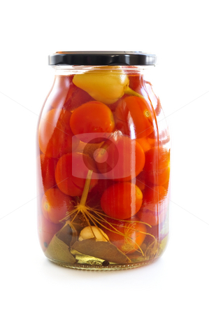 To use this stock image in your creative project, please select the size you need over to the right and click the "Add to Cart" button.
Your downloaded image will come with the Cutcaster watermark removed so don’t worry about the watermark you see on this page. Jar of pickled vegetables stock photo, Clear glass jar of colorful pickled vegetables by Elena Elisseeva
