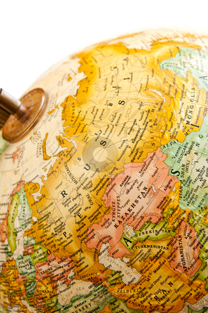 To use this stock image in your creative project, please select the size you need over to the right and click the "Add to Cart" button.
Your downloaded image will come with the Cutcaster watermark removed so don’t worry about the watermark you see on this page. Globe - Russia stock photo, Part of a globe with map of Russia by Elena Elisseeva