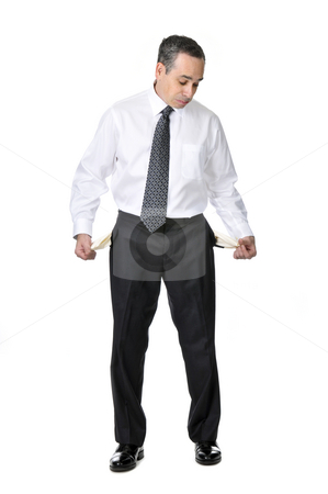 To use this stock image in your creative project, please select the size you need over to the right and click the "Add to Cart" button.
Your downloaded image will come with the Cutcaster watermark removed so don’t worry about the watermark you see on this page. Business man in suit stock photo, Broke business man in suit isolated on white background by Elena Elisseeva