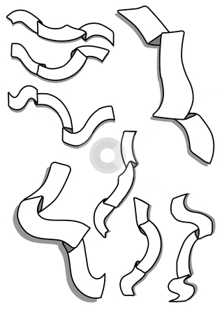 To use this stock image in your creative project, please select the size you need over to the right and click the "Add to Cart" button.
Your downloaded image will come with the Cutcaster watermark removed so don’t worry about the watermark you see on this page. Crazy Banners stock vector clipart, Illustration of several blank waving banner designs in vector format. by Robert Gebbie