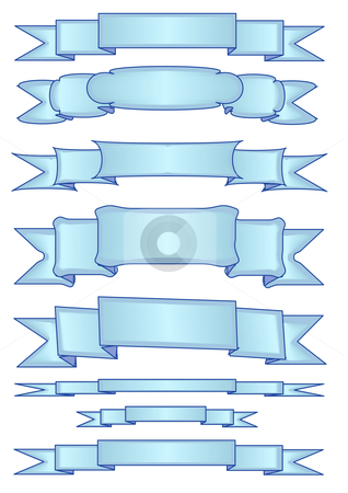 To use this stock image in your creative project, please select the size you need over to the right and click the "Add to Cart" button.
Your downloaded image will come with the Cutcaster watermark removed so don’t worry about the watermark you see on this page. Tweaked Blue Banner Ribbons stock vector clipart, Vector Illustration of eight different light blue banners. by Robert Gebbie