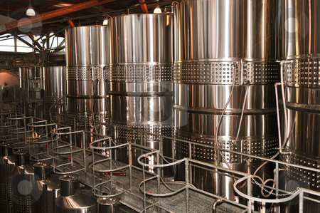 To use this stock image in your creative project, please select the size you need over to the right and click the "Add to Cart" button.
Your downloaded image will come with the Cutcaster watermark removed so don’t worry about the watermark you see on this page. Wine making equipment stock photo, Wine making vats and equipment in tour of winery by Elena Elisseeva