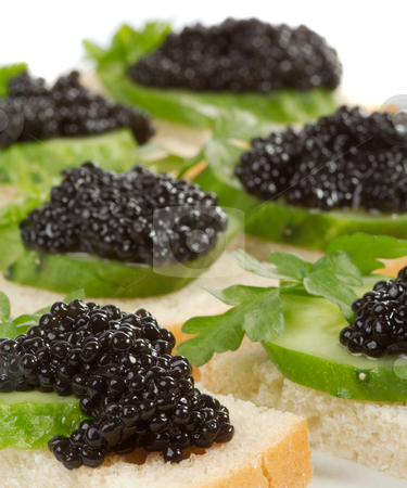 To use this stock image in your creative project, please select the size you need over to the right and click the "Add to Cart" button.
Your downloaded image will come with the Cutcaster watermark removed so don’t worry about the watermark you see on this page. Caviar black stock photo, Sandwiches with black caviar and a cucumber on a white background. by Sergey Goruppa