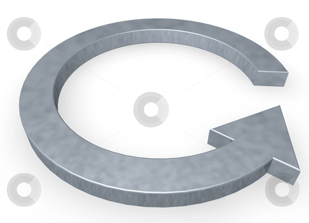 To use this stock image in your creative project, please select the size you need over to the right and click the "Add to Cart" button.
Your downloaded image will come with the Cutcaster watermark removed so don’t worry about the watermark you see on this page. Loop stock photo, Cycle pointer on white background - 3d illustration by J?