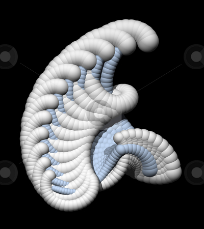 To use this stock image in your creative project, please select the size you need over to the right and click the "Add to Cart" button.
Your downloaded image will come with the Cutcaster watermark removed so don’t worry about the watermark you see on this page. Abstract wave stock photo, Abstract organic wave form on black background - 3d illustration by J?