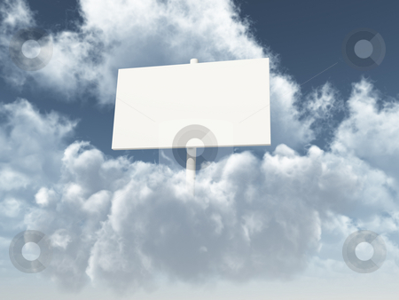 To use this stock image in your creative project, please select the size you need over to the right and click the "Add to Cart" button.
Your downloaded image will come with the Cutcaster watermark removed so don’t worry about the watermark you see on this page. Blank white sign stock photo, Blank white sign on clouds - 3d illustration by J?