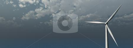 To use this stock image in your creative project, please select the size you need over to the right and click the "Add to Cart" button.
Your downloaded image will come with the Cutcaster watermark removed so don’t worry about the watermark you see on this page. Eco power stock photo, Windmill at the ocean - banner - 3d illustration banner by J?