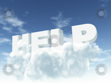 To use this stock image in your creative project, please select the size you need over to the right and click the "Add to Cart" button.
Your downloaded image will come with the Cutcaster watermark removed so don’t worry about the watermark you see on this page. Help stock photo, The word help in cloudy sky - 3d illustration by J?