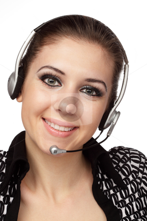 To use this stock image in your creative project, please select the size you need over to the right and click the "Add to Cart" button.
Your downloaded image will come with the Cutcaster watermark removed so don’t worry about the watermark you see on this page. Cheerful customer service operator stock photo, Closeup of cheerful customer service operator with headset over white by Ivelin Radkov