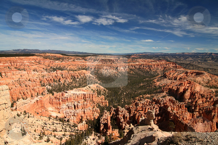 To use this stock image in your creative project, please select the size you need over to the right and click the "Add to Cart" button.
Your downloaded image will come with the Cutcaster watermark removed so don’t worry about the watermark you see on this page. Bryce Canyon stock photo, View of the red rock formations in Bryce Canyon National Park by Mark Smith