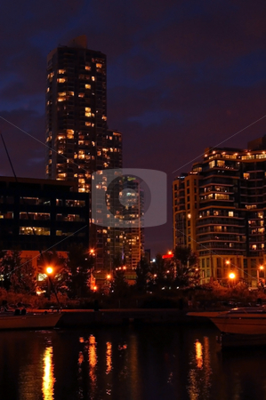 To use this stock image in your creative project, please select the size you need over to the right and click the "Add to Cart" button.
Your downloaded image will come with the Cutcaster watermark removed so don’t worry about the watermark you see on this page. Toronto stock photo, Toronto water front in the night by Pavel Cheiko