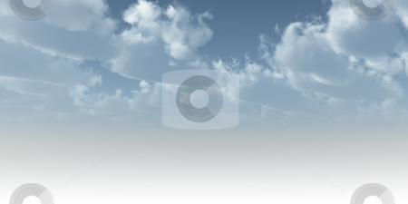 To use this stock image in your creative project, please select the size you need over to the right and click the "Add to Cart" button.
Your downloaded image will come with the Cutcaster watermark removed so don’t worry about the watermark you see on this page. Heaven stock photo, Cloudy blue sky without horizon - 3d illustration by J?