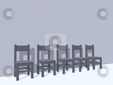 To use this stock image in your creative project, please select the size you need over to the right and click the "Add to Cart" button.
Your downloaded image will come with the Cutcaster watermark removed so don’t worry about the watermark you see on this page. Wait stock photo, Row of chairs - 3d illustration by J?